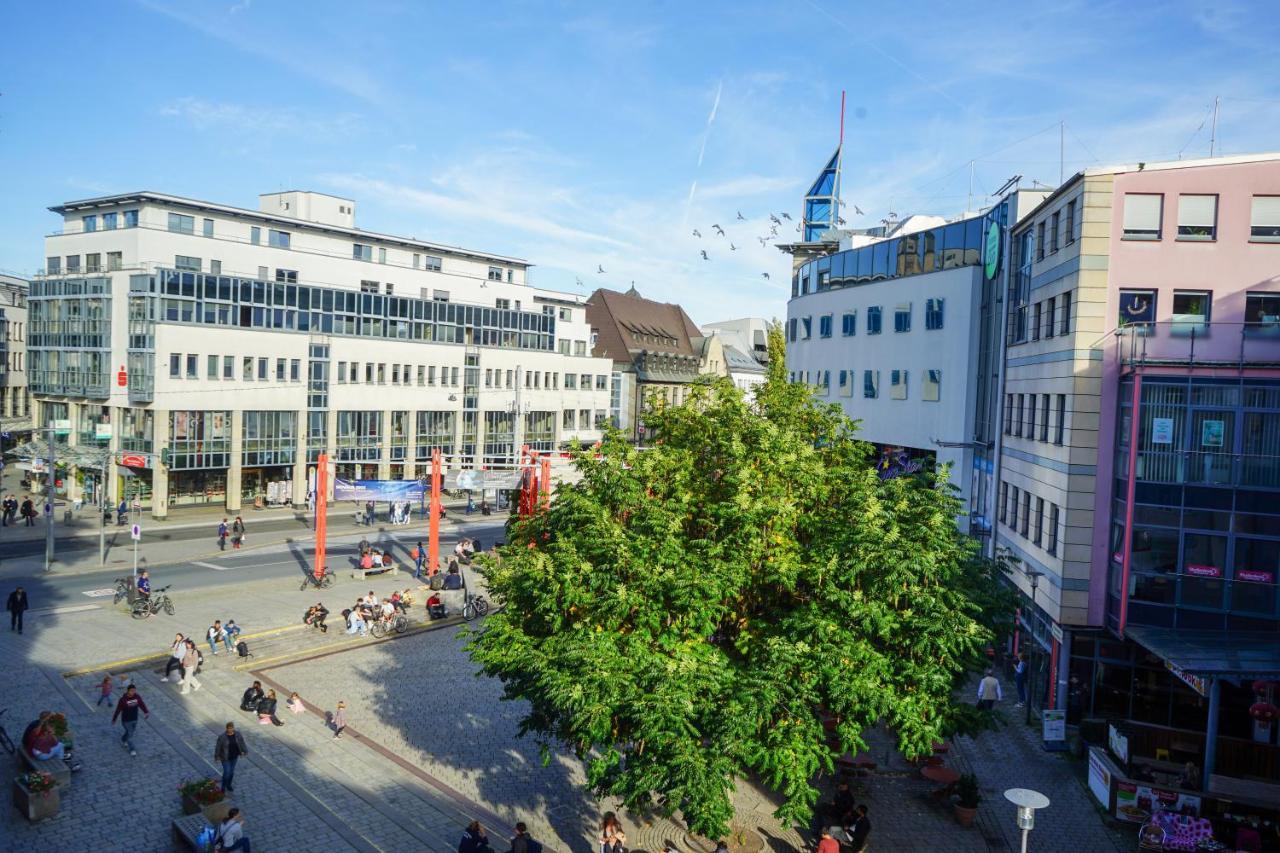3-Raum City-Appartement Jena Exterior foto